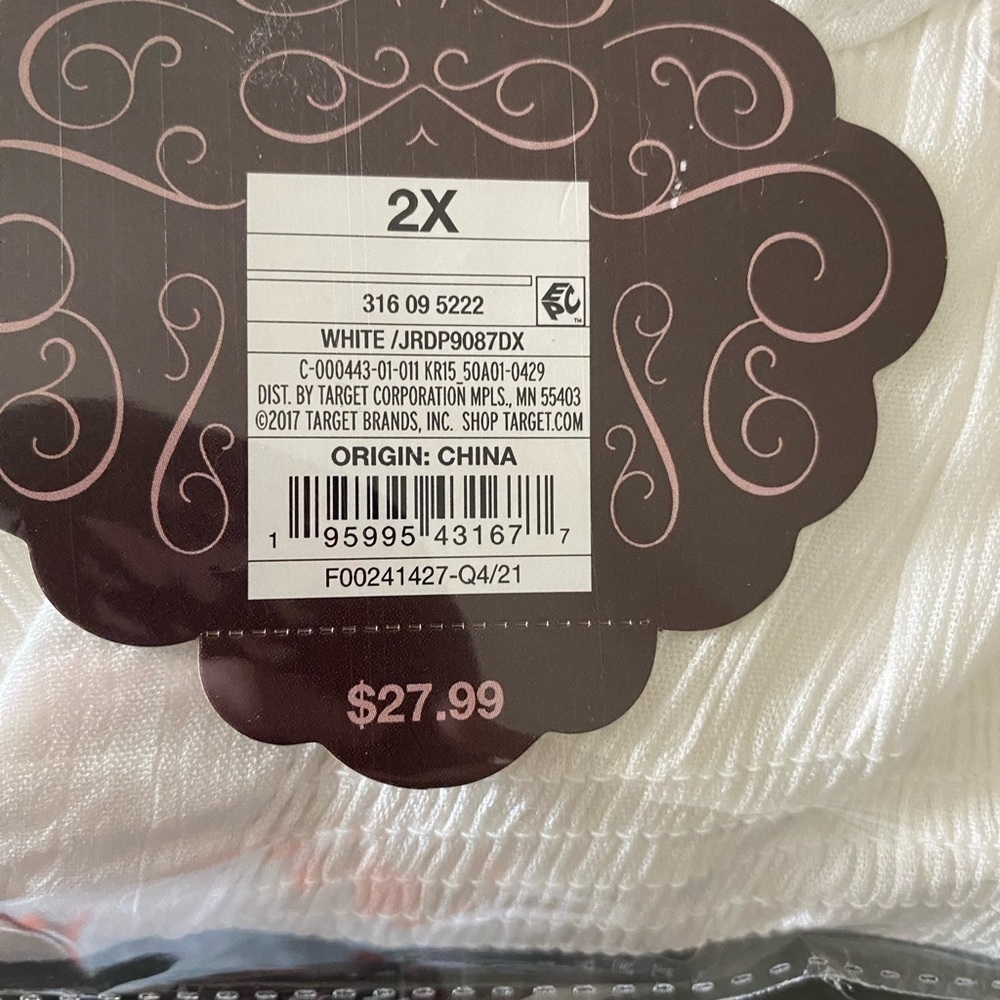 NWT-KNOX ROSE-WHITE SLEEVELESS DRESS-SIZE 2X - Picture 8 of 8